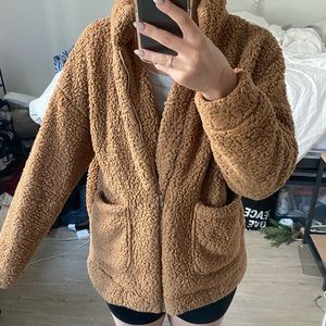 Tan teddy jacket